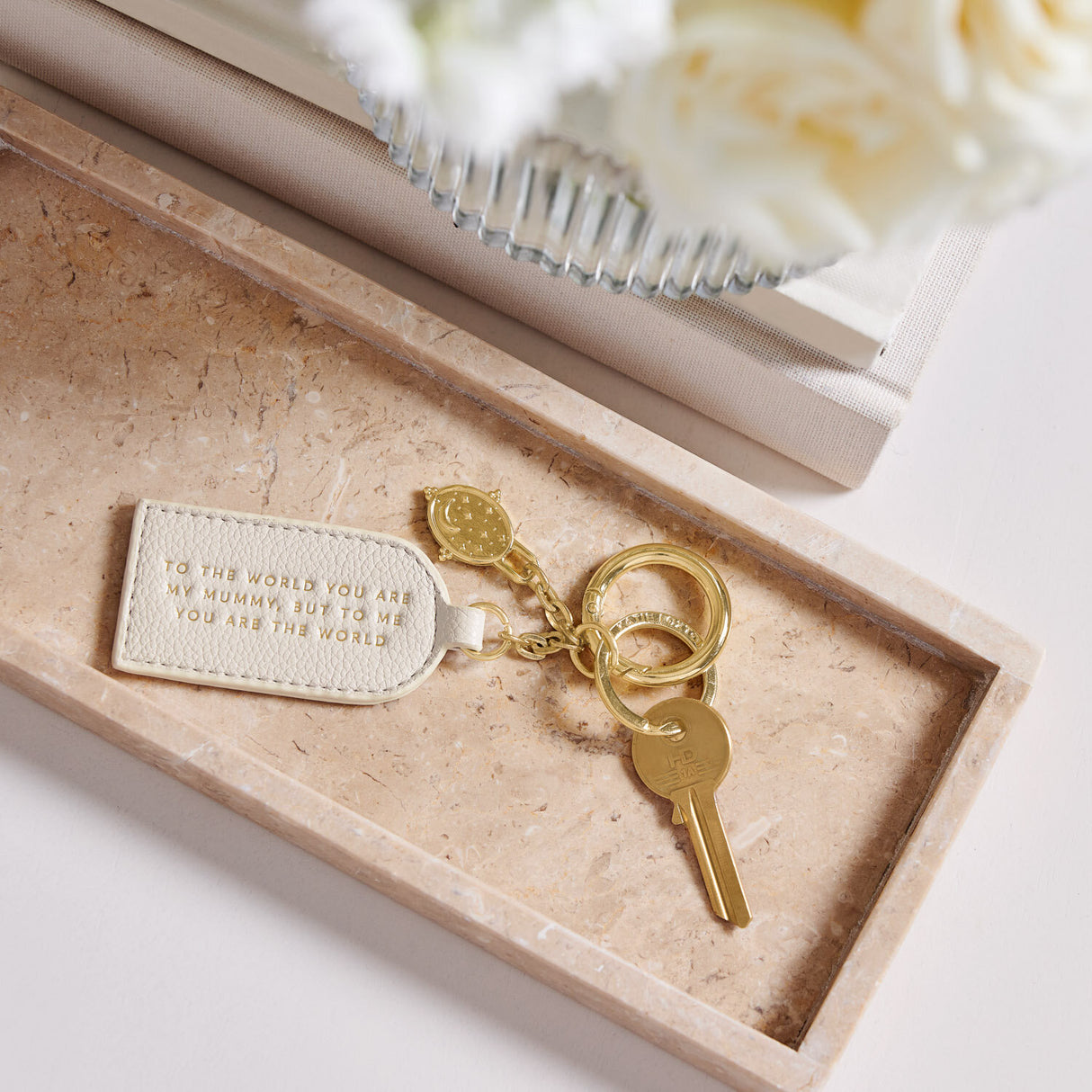 Katie Loxton 'To The World You Are My Mummy, To Me You Are The World' Keepsake Keyring