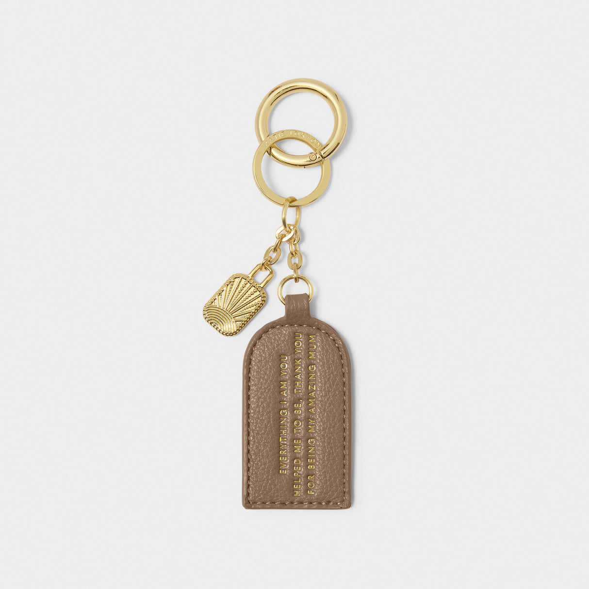 Katie Loxton 'Everything I Am, You Helped Me To Be. Thanks For Being My Amazing Mum' Keepsake Keyring