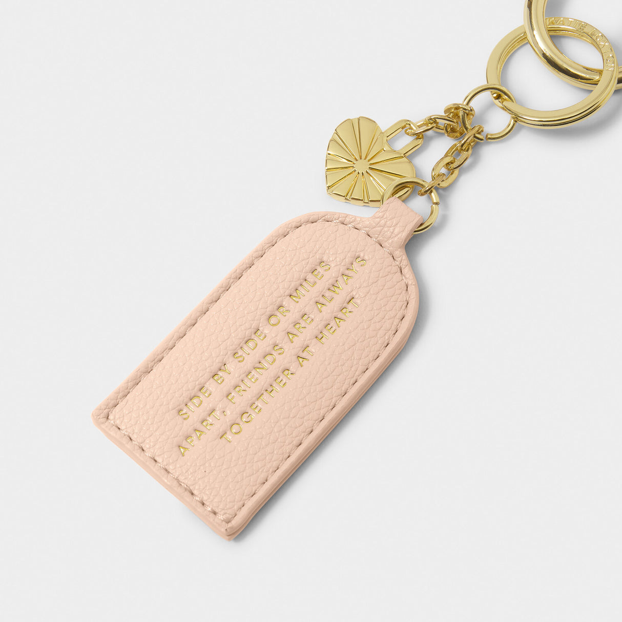 Katie Loxton 'Side By Side Or Miles Apart, Friends Are Always Together At Heart' Keepsake Keyring