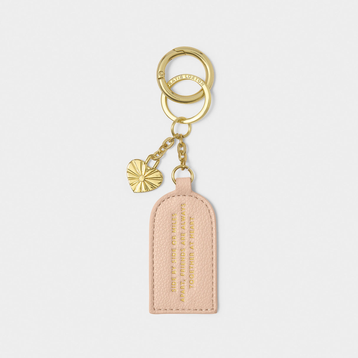 Katie Loxton 'Side By Side Or Miles Apart, Friends Are Always Together At Heart' Keepsake Keyring