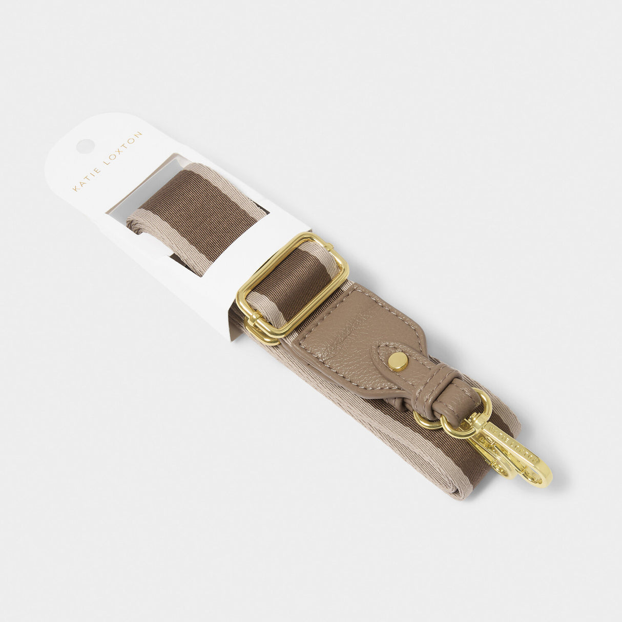 Katie Loxton 135cm Mocha Canvas Bag Strap