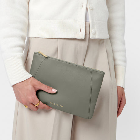 Katie Loxton 26cm Graphite Green Hana Pouch