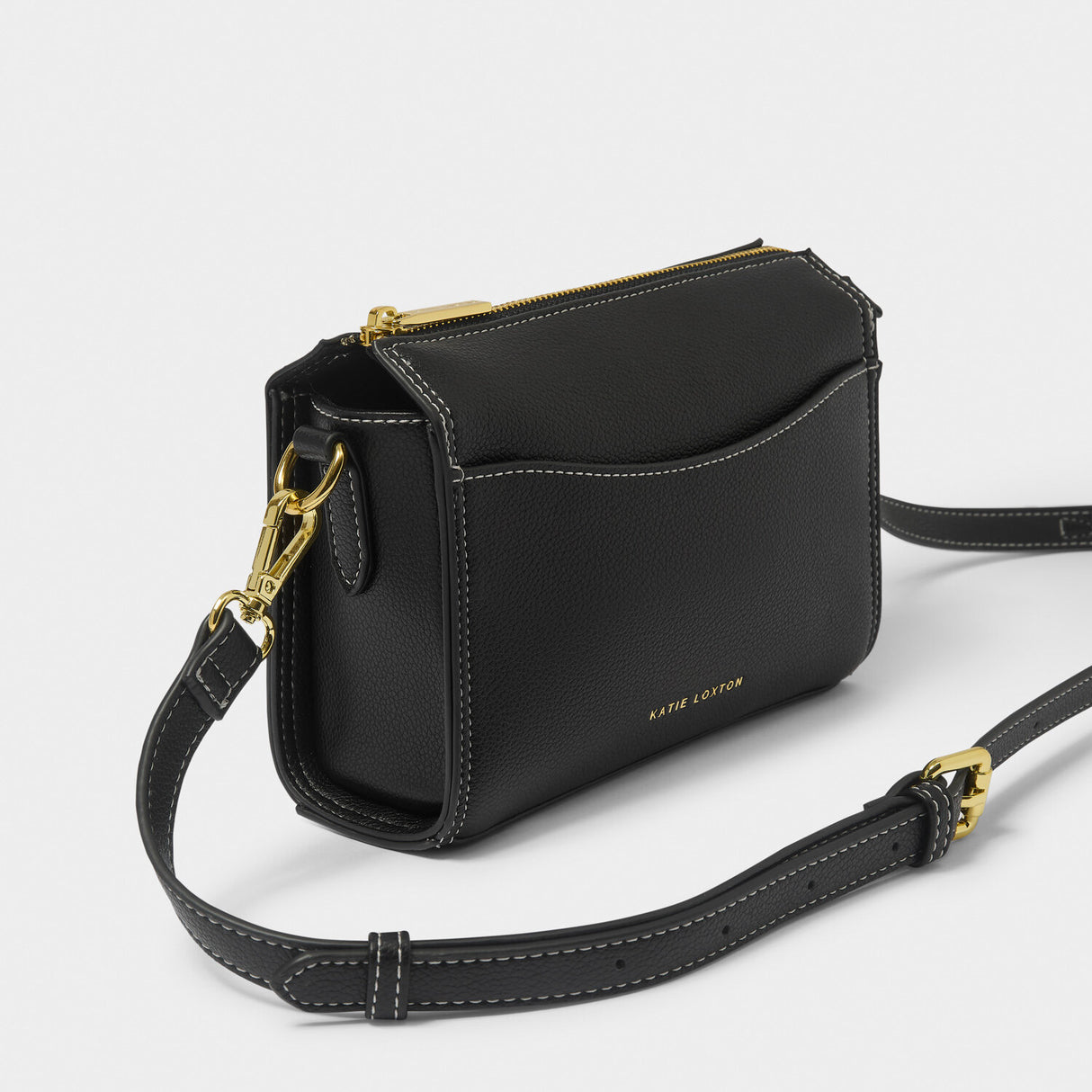 Katie Loxton 21cm Black Perri Crossbody Bag