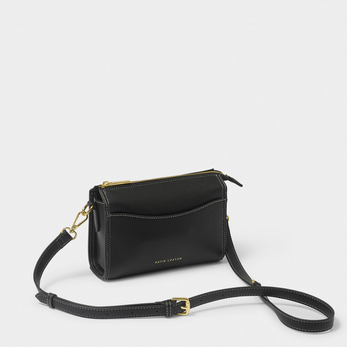 Katie Loxton 21cm Black Perri Crossbody Bag