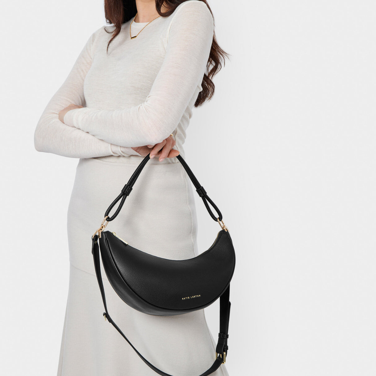 Katie Loxton 31.5cm Black Asha Sling Bag