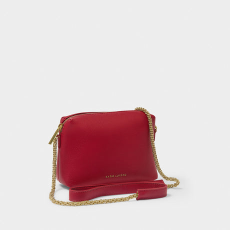 Katie Loxton 13cm Red Margot Mini Crossbody Bag