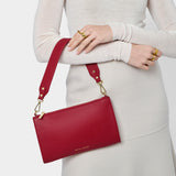 Katie Loxton 26cm Garnet Red Reya Shoulder Bag