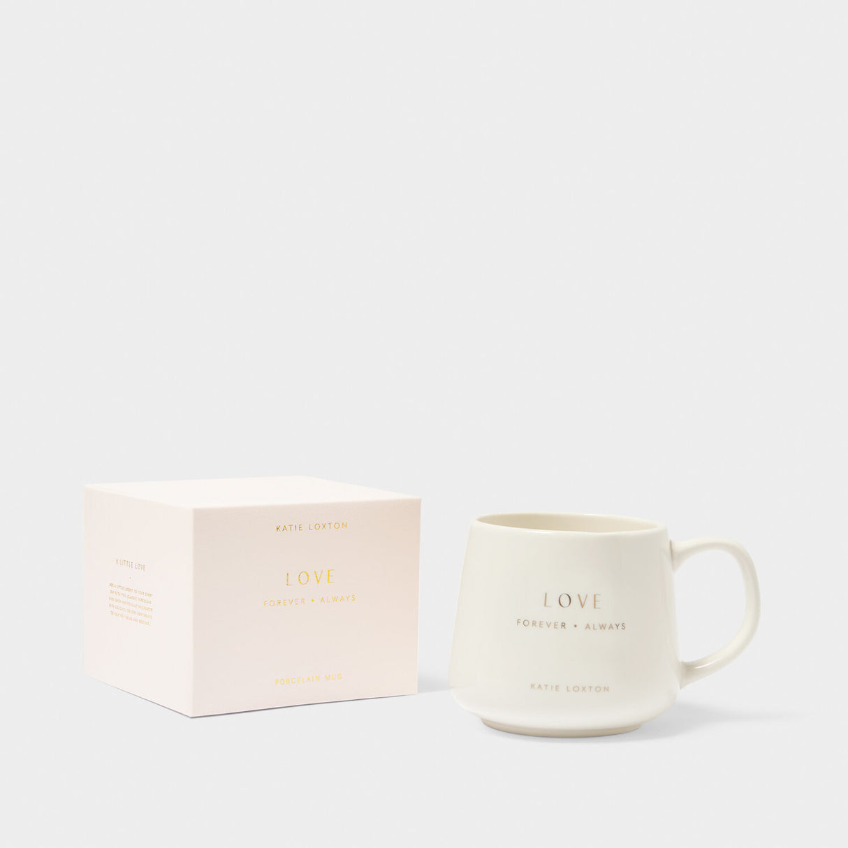 Katie Loxton 9cm White Porcelain 'Love You Mum' Mug