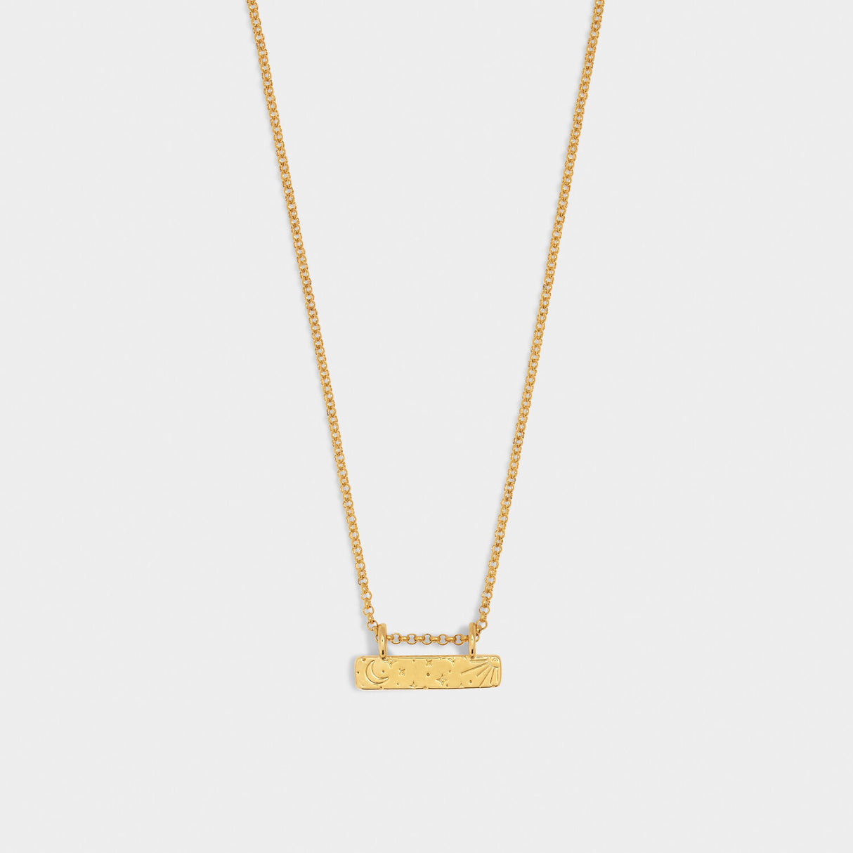 Katie Loxton Gold Coated Waterproof Luna Necklace