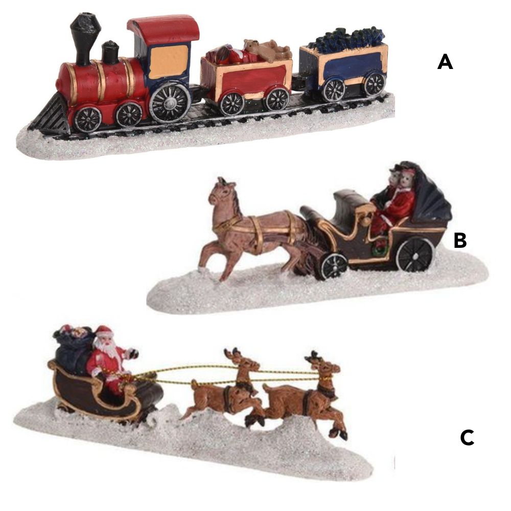 Koopman 13cm Christmas Village Scene (Choice of 3)
