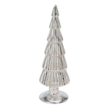 Koopman 25cm Silver & Gold Glass Tree Ornament
