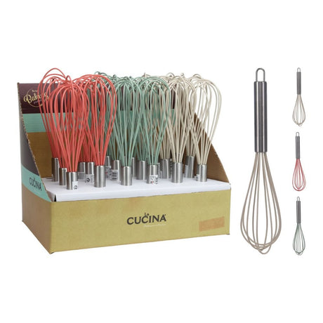 Koopman 26cm Silicone Whisk (Choice of 3) - Old Railway Line Garden Centre