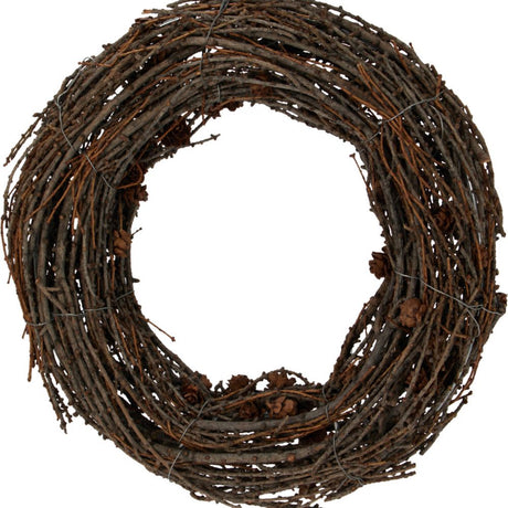 Koopman 30cm Wicker Wreath (Choice of 4)