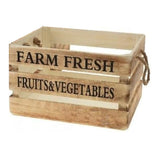 Koopman 41cm Rustic Old Farm Style Boxes Storage & Decoration (23x41x33)