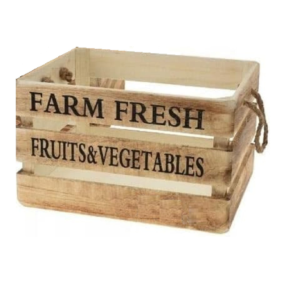 Koopman 35cm Rustic Old Farm Style Boxes Storage & Decoration (21x35x28)
