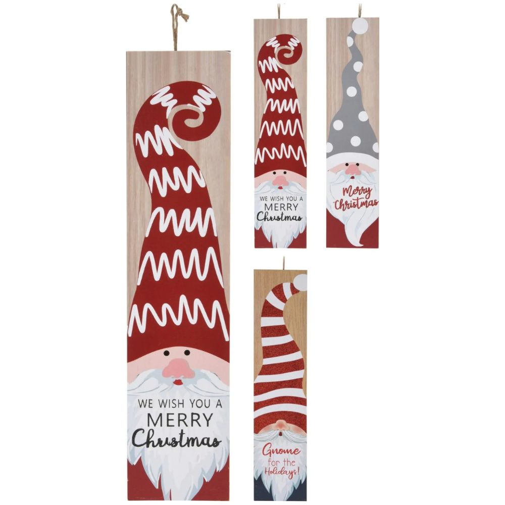 Koopman Christmas 16cm Gnome Wallhanger (Choice of 3)