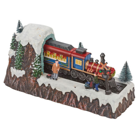 Koopman 32cm Christmas Village Train - Battery Operated (Choice of 2)