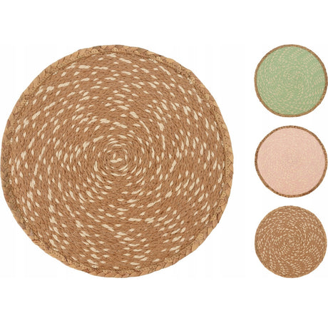 Koopman 38cm H&S Collection Round Table Mat (Choice of 3)