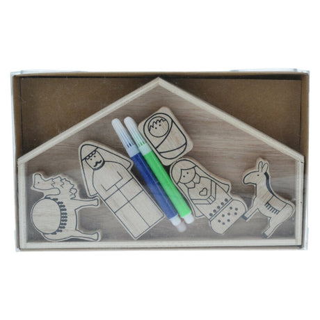 Koopman Nativity Scene set colour Set (9 parts)