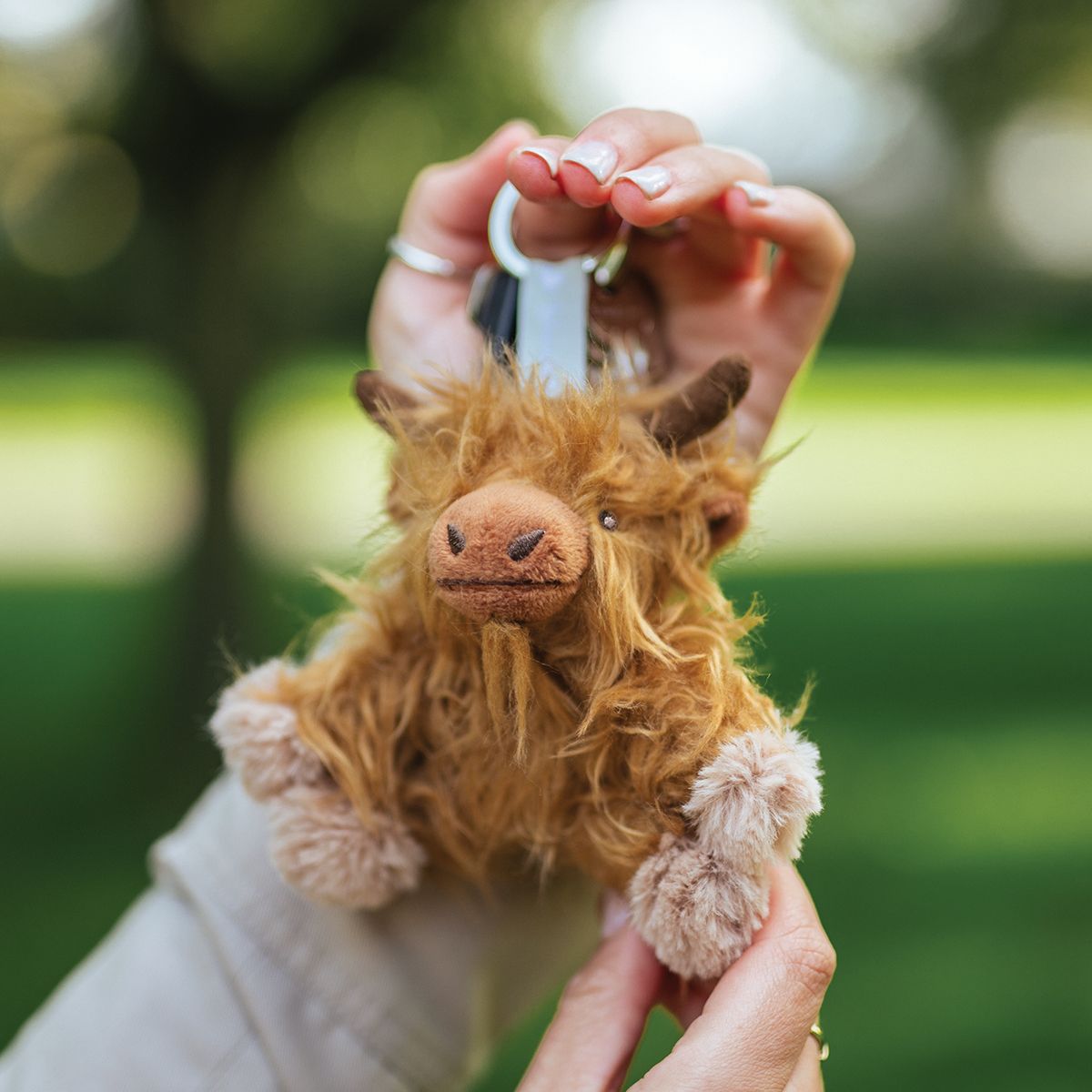Wrendale 14cm 'Gordon' Highland Cow Plush Character Keyring