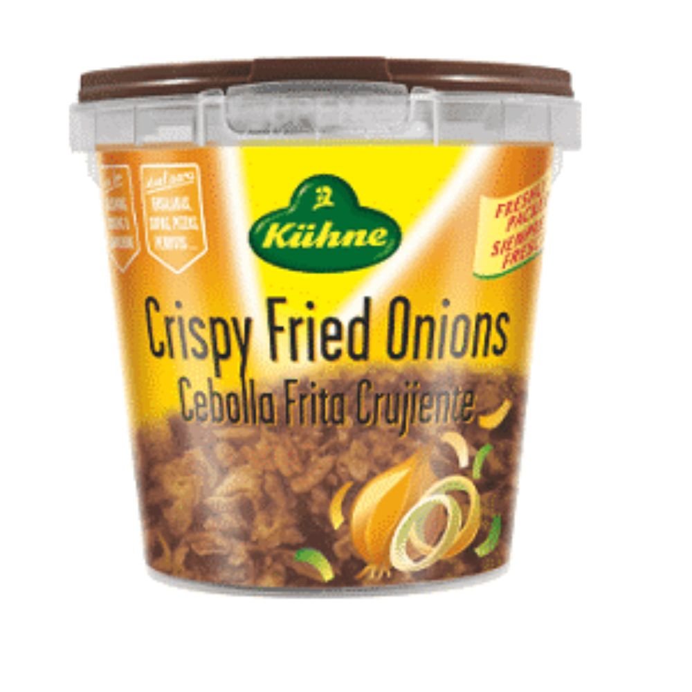 Kuhne 100g Crispy Fried Onions - Old Railway Line Garden Centre