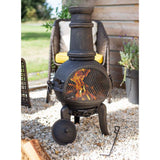 La Hacienda Sierra Medium Chimenea - Bronze - Old Railway Line Garden Centre