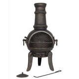La Hacienda Sierra Medium Chimenea - Bronze - Old Railway Line Garden Centre