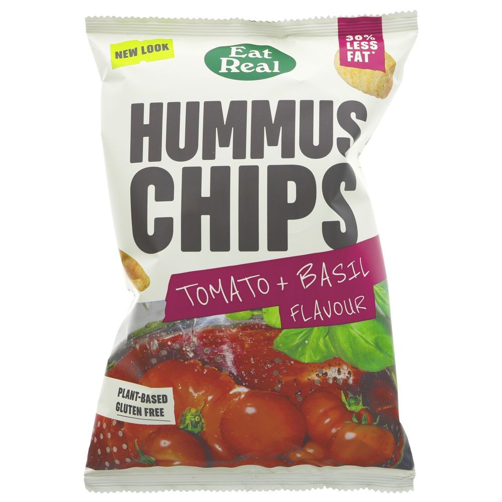Eat Real Hummus Chips Tomato and Basil