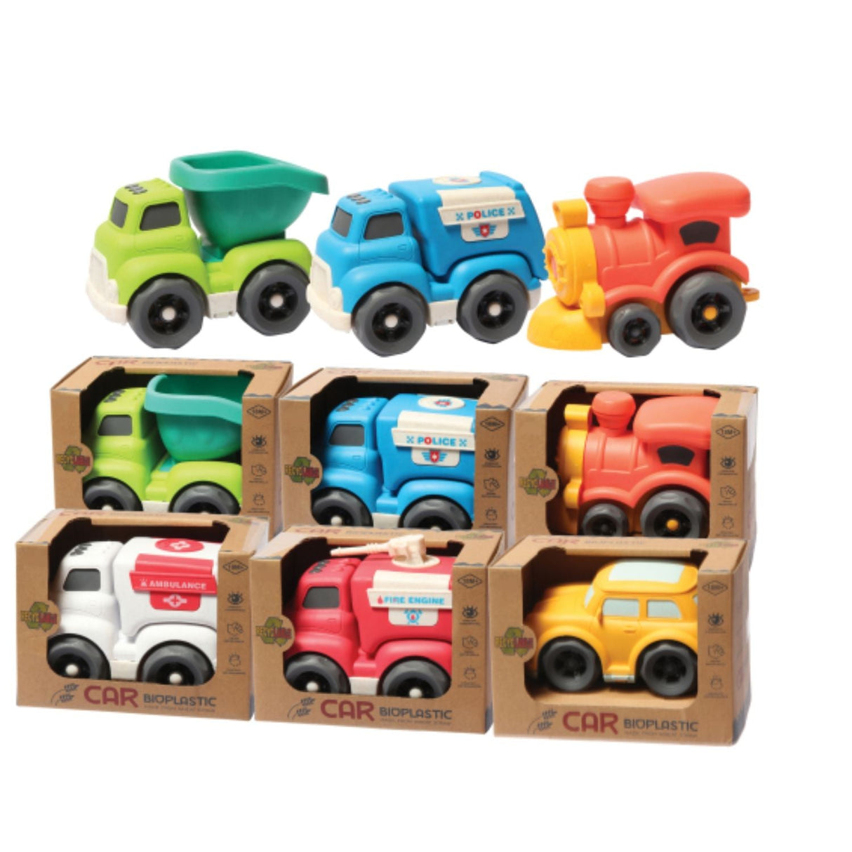 Large Bioplastic Trucks (Choice of 6) - Old Railway Line Garden Centre