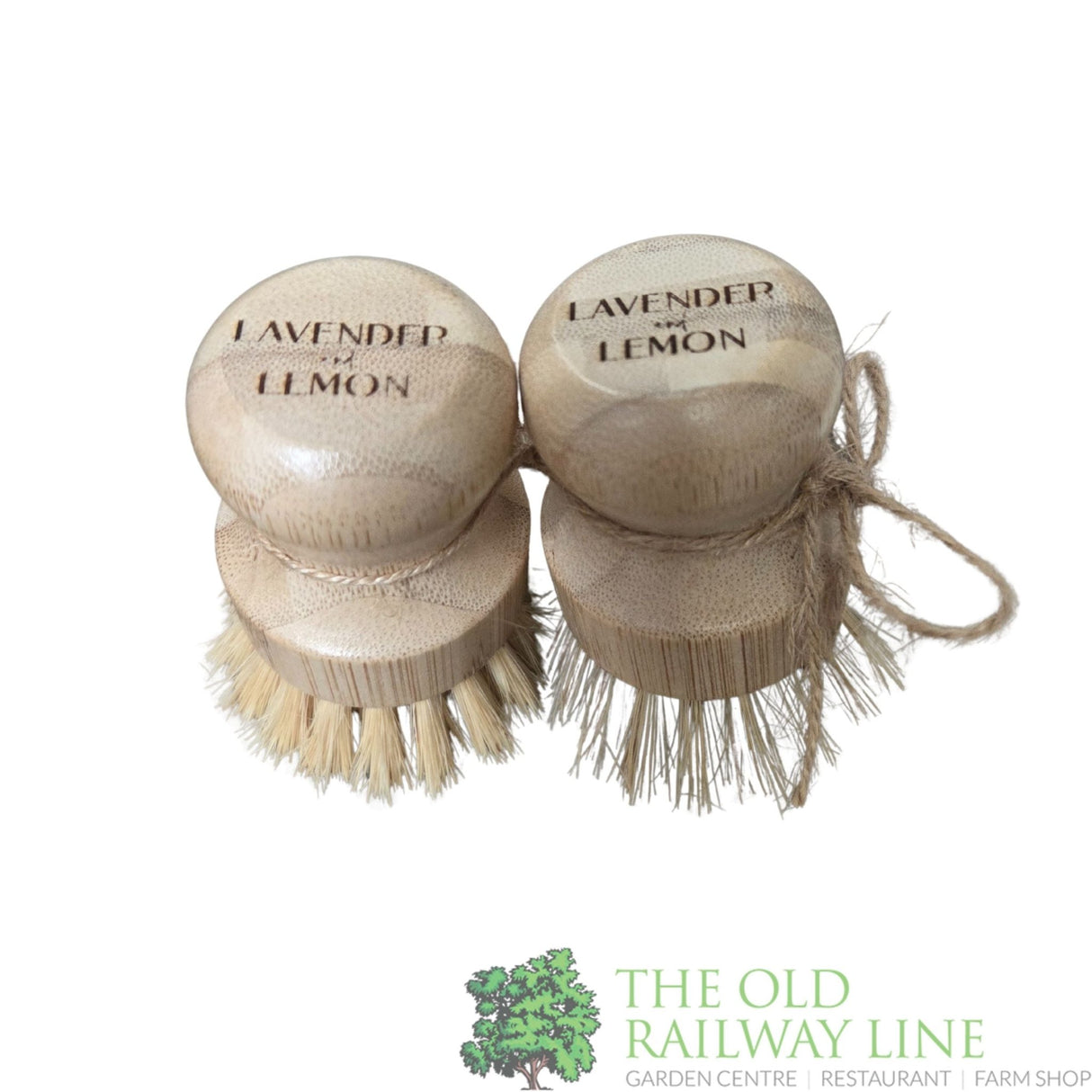 Lavender & Lemon Scrubbing Brush (Set of 2) - Old Railway Line Garden Centre