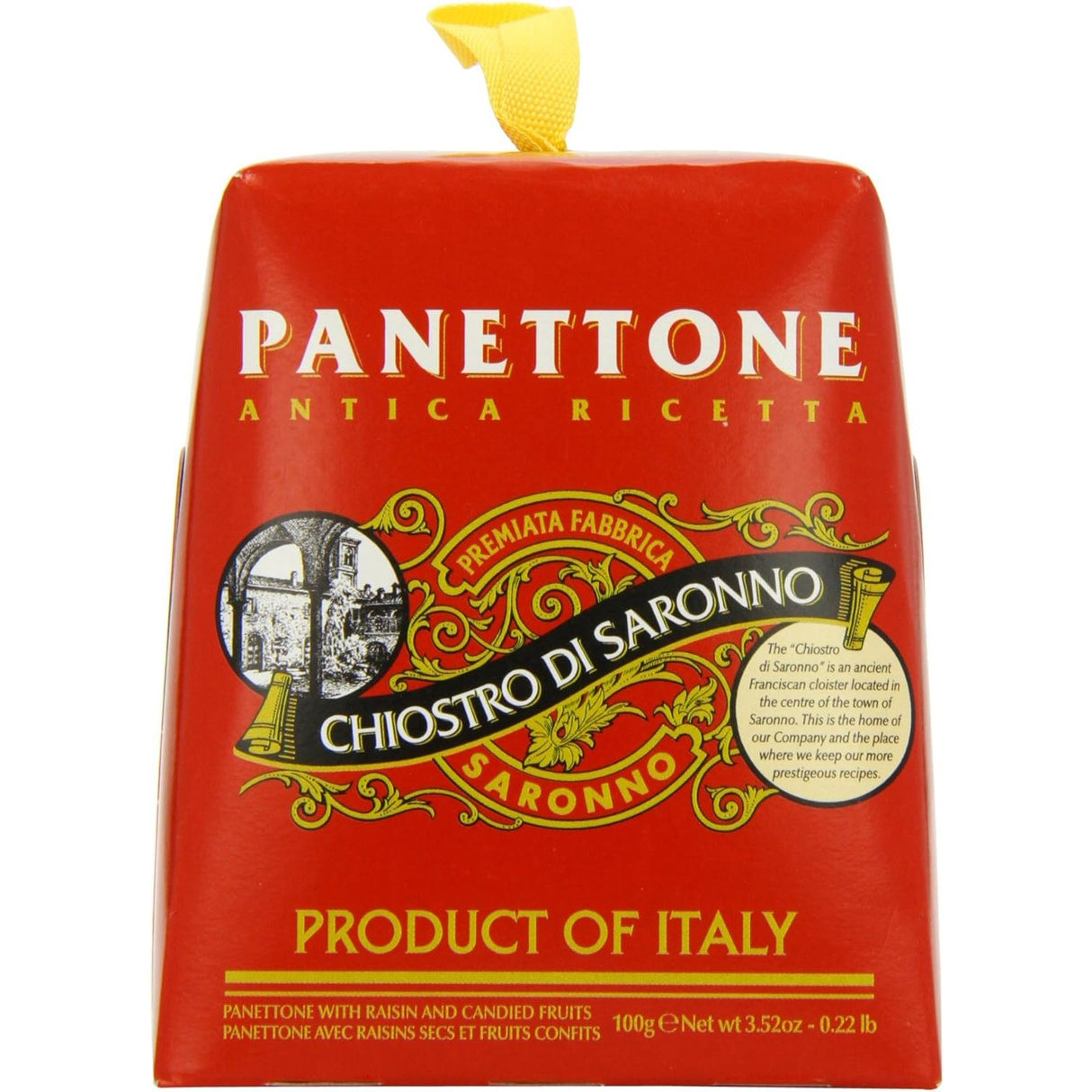 Lazzaroni 100g Classic Panettone Box