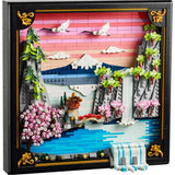 LEGO Art Japanese Cherry Blossom Landscape - Old Railway Line Garden Centre