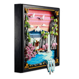 LEGO Art Japanese Cherry Blossom Landscape - Old Railway Line Garden Centre