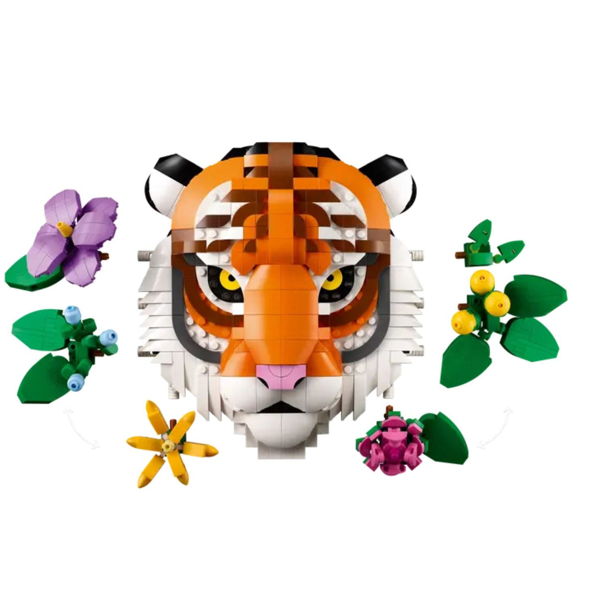 Lego Art The Fauna Collection - Tiger - Old Railway Line Garden Centre