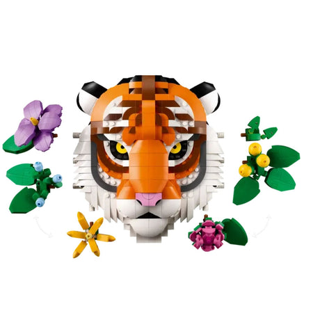 Lego Art The Fauna Collection - Tiger - Old Railway Line Garden Centre