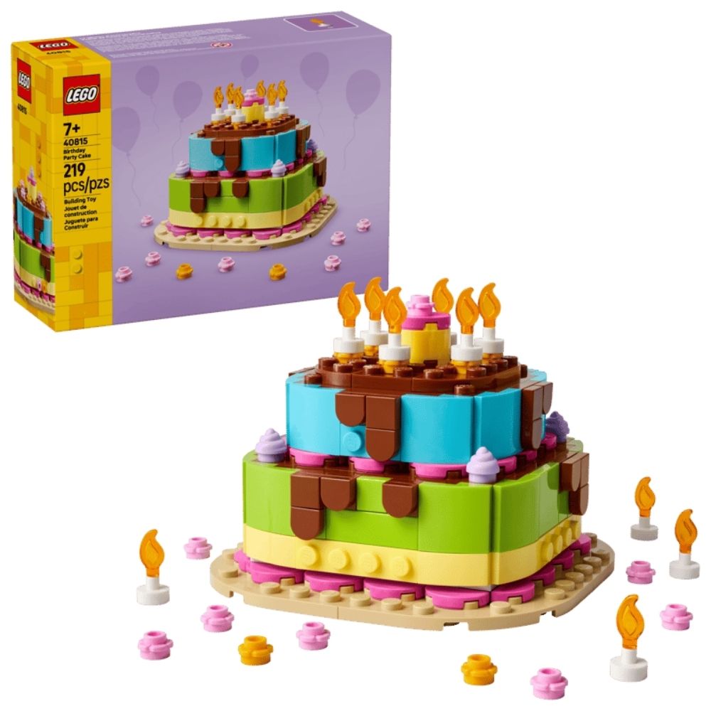 LEGO Birthday Party Cake