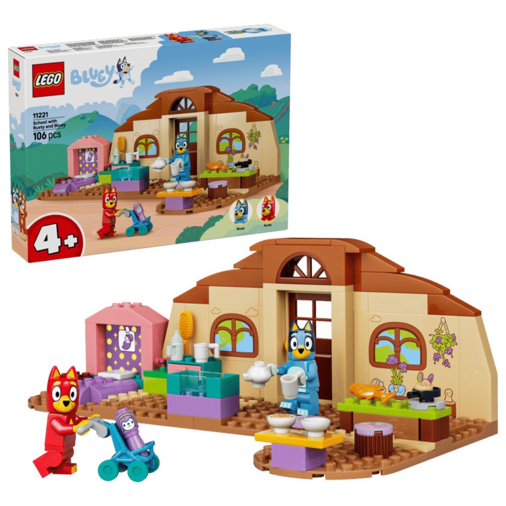 LEGO Bluey School with Rusty and Bluey