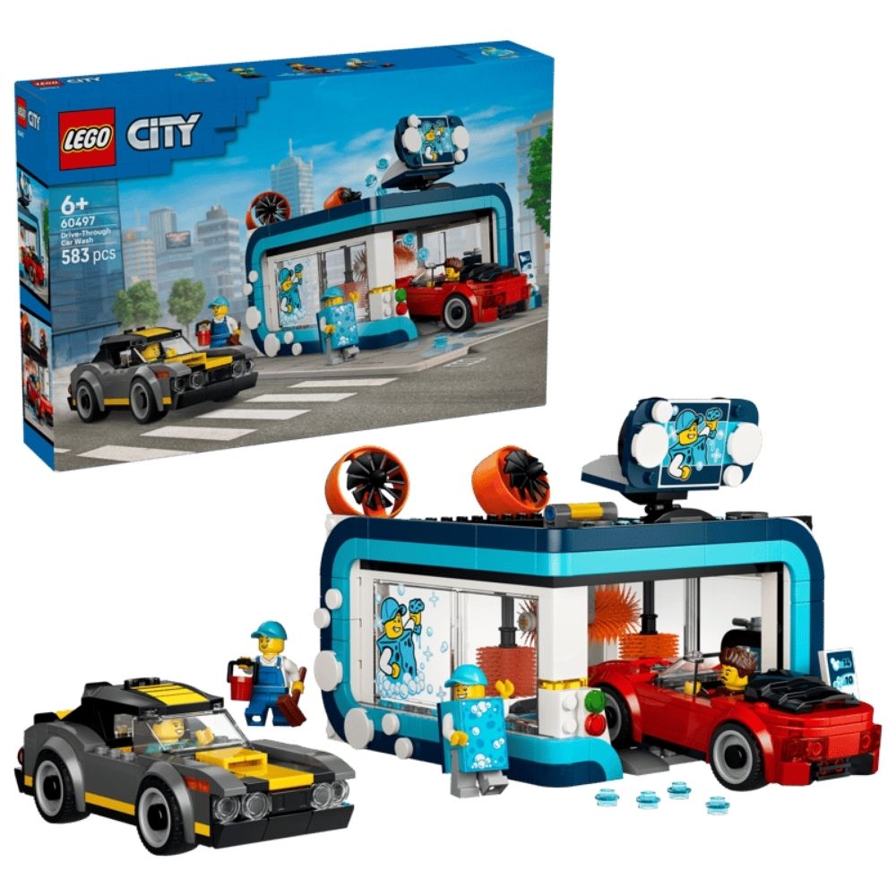 LEGO City Drive-Through Car Wash