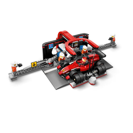Lego City F1® Pit Stop & Pit Crew with Ferrari Car