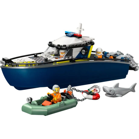 Lego City Police Boat Chase - Old Railway Line Garden Centre