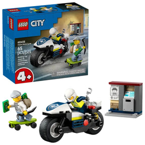 Lego City Police Motorcycle Chase - Old Railway Line Garden Centre