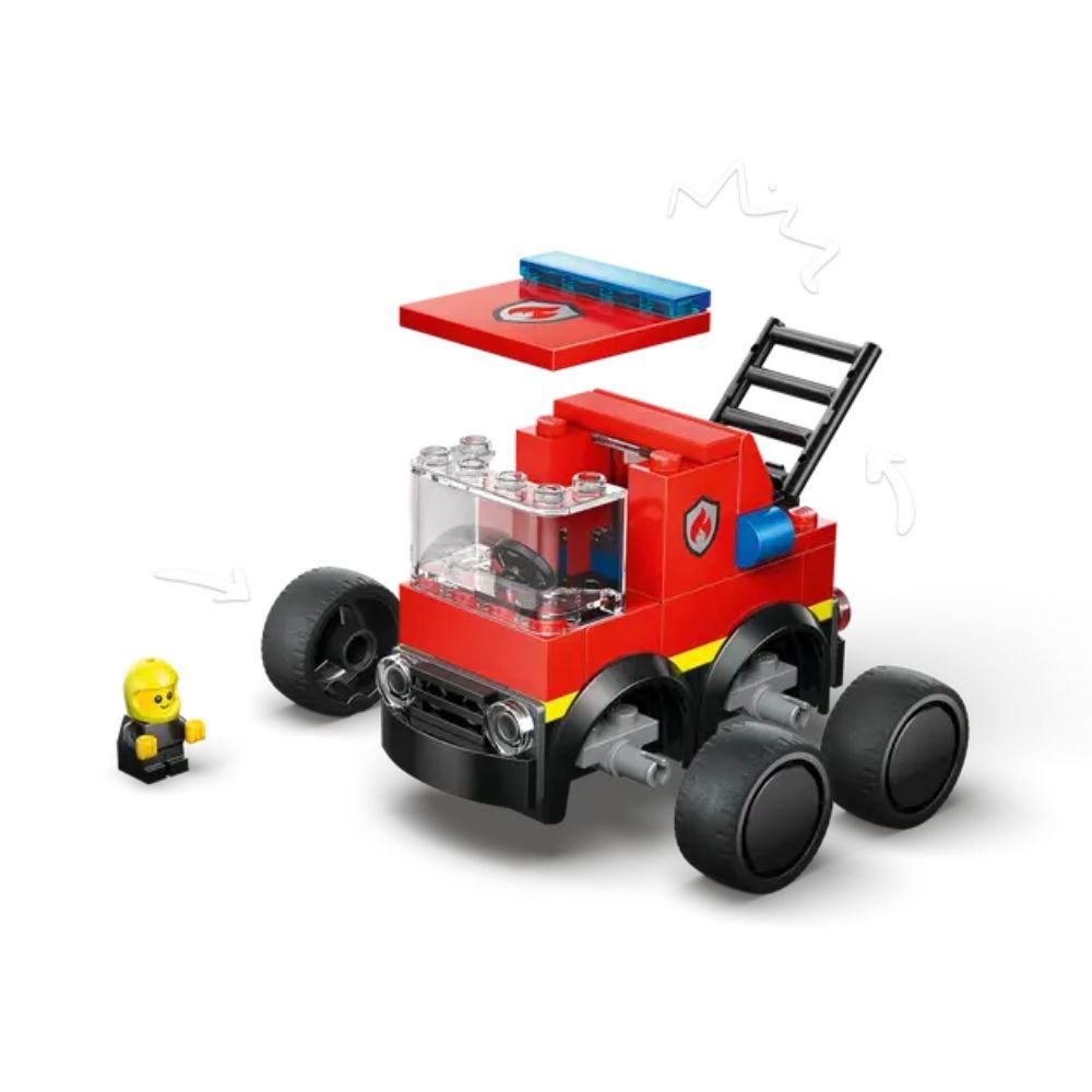 LEGO City Rides - Fire Truck - Old Railway Line Garden Centre