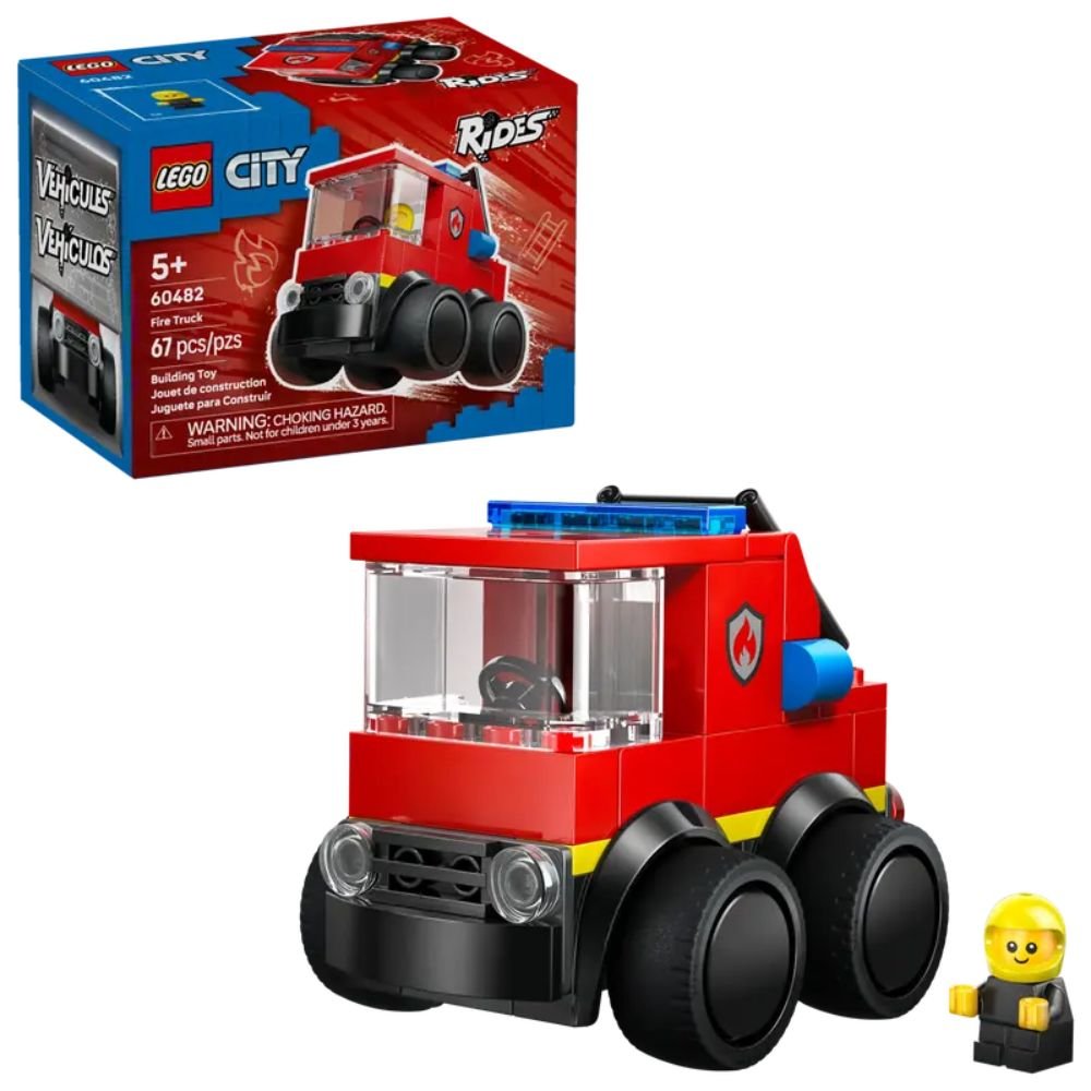 LEGO City Rides - Fire Truck - Old Railway Line Garden Centre