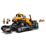 Lego City Yellow Bulldozer - Old Railway Line Garden Centre