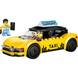 LEGO City Yellow Taxi - Old Railway Line Garden Centre
