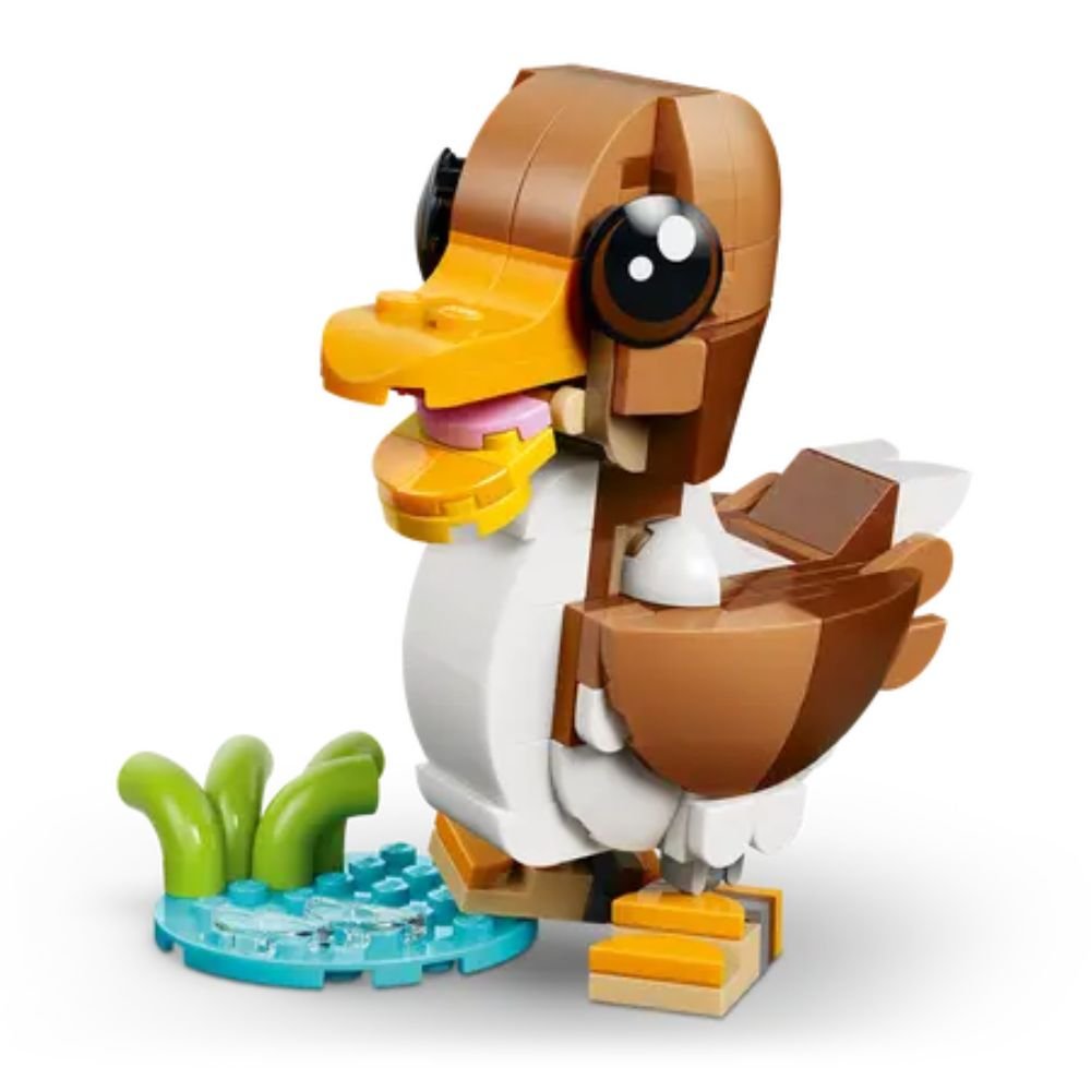 LEGO Creator 3-in-1 Cute Animals: Playful Puppy Dog - Old Railway Line Garden Centre