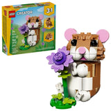 LEGO Creator 3-in-1 Cute Hamster - Old Railway Line Garden Centre