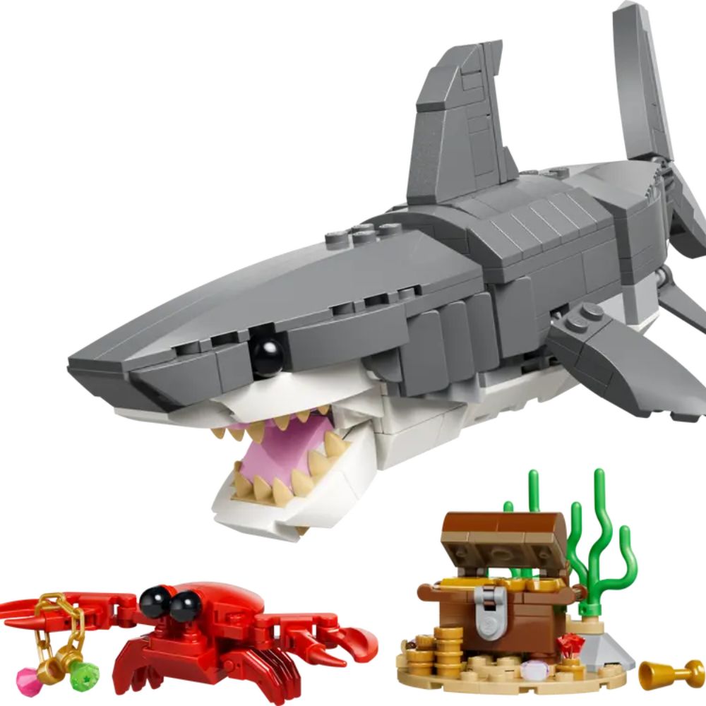 LEGO Creator 3-in-1 Fierce Shark with Treasure Chest