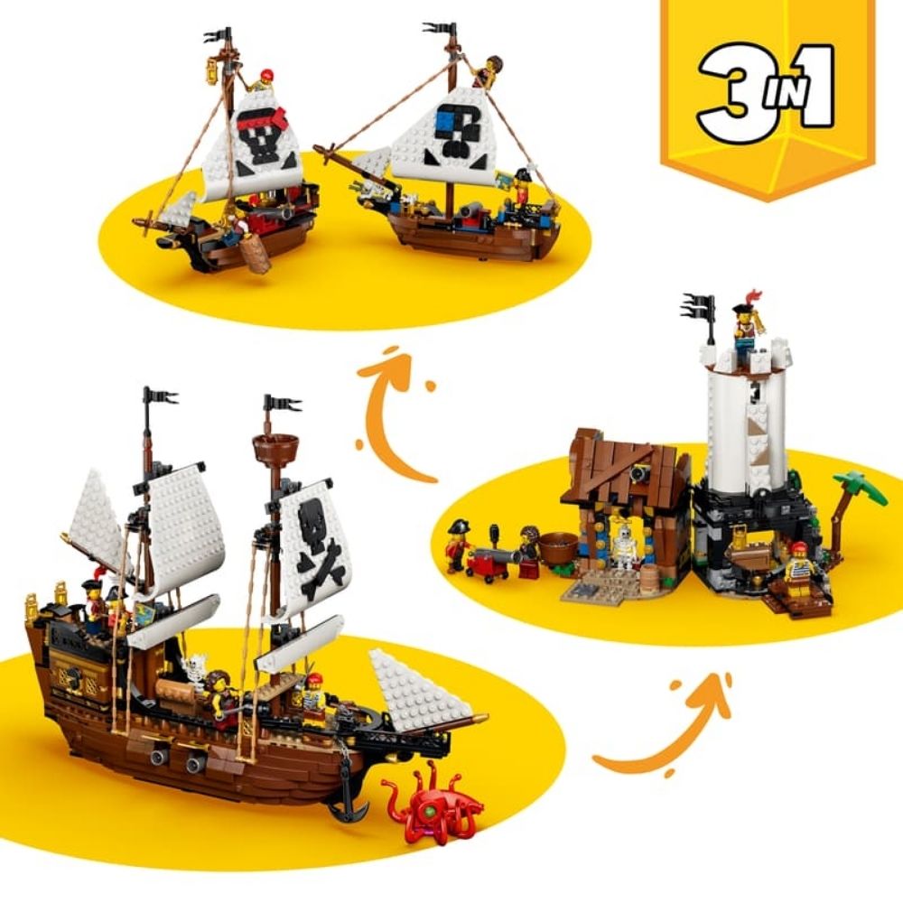 LEGO Creator 3-in-1 Iconic Pirate Ship
