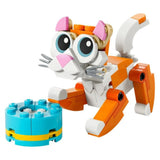 LEGO Creator 3-in-1 Orange Cat - Old Railway Line Garden Centre